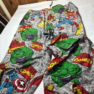 Marvel Comics Mens' Avengers Stance Pajama Pants Loungewear size medium